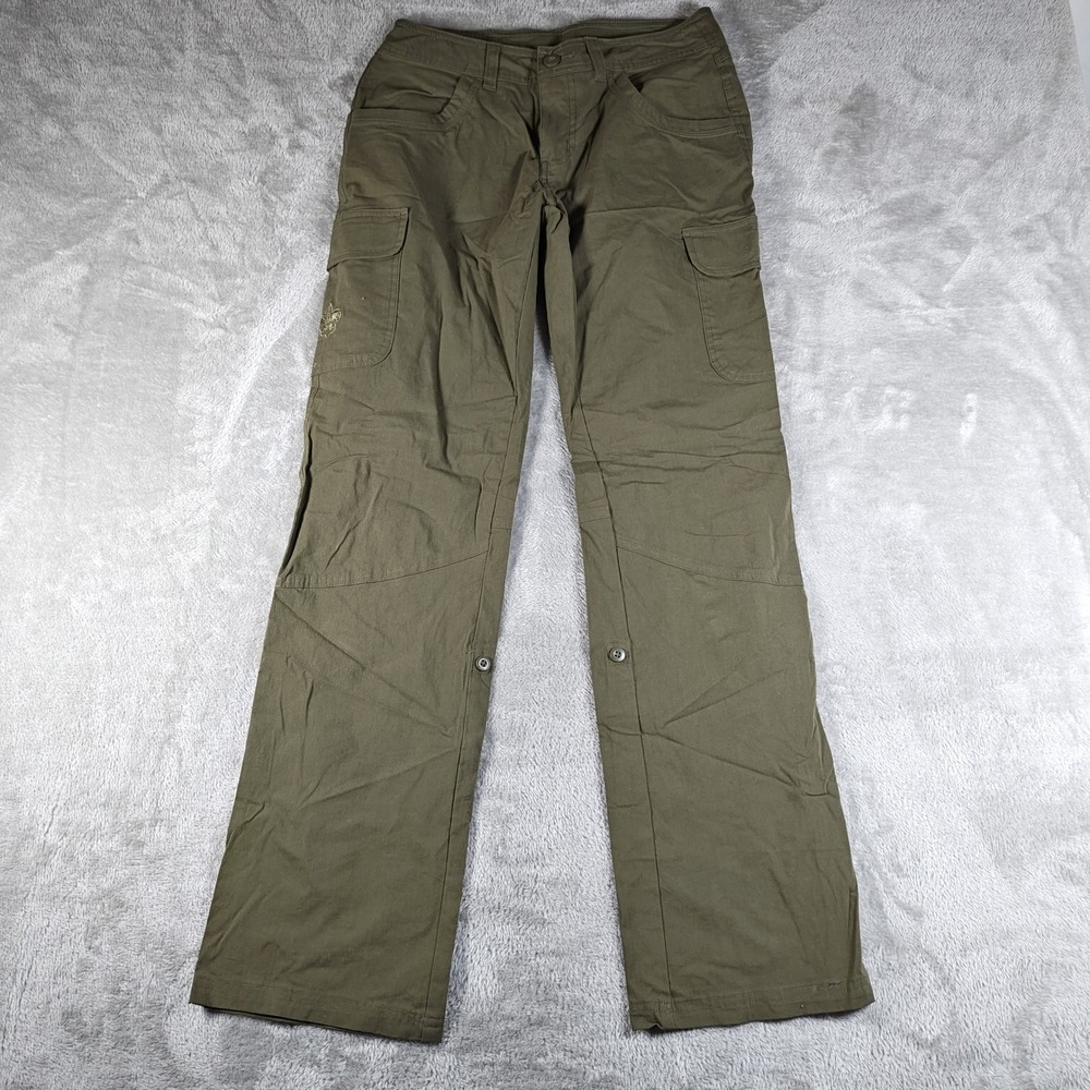 Boy Scouts of America Cargo Pants Women 0 Green Uniform Embroidered Hiking Camp